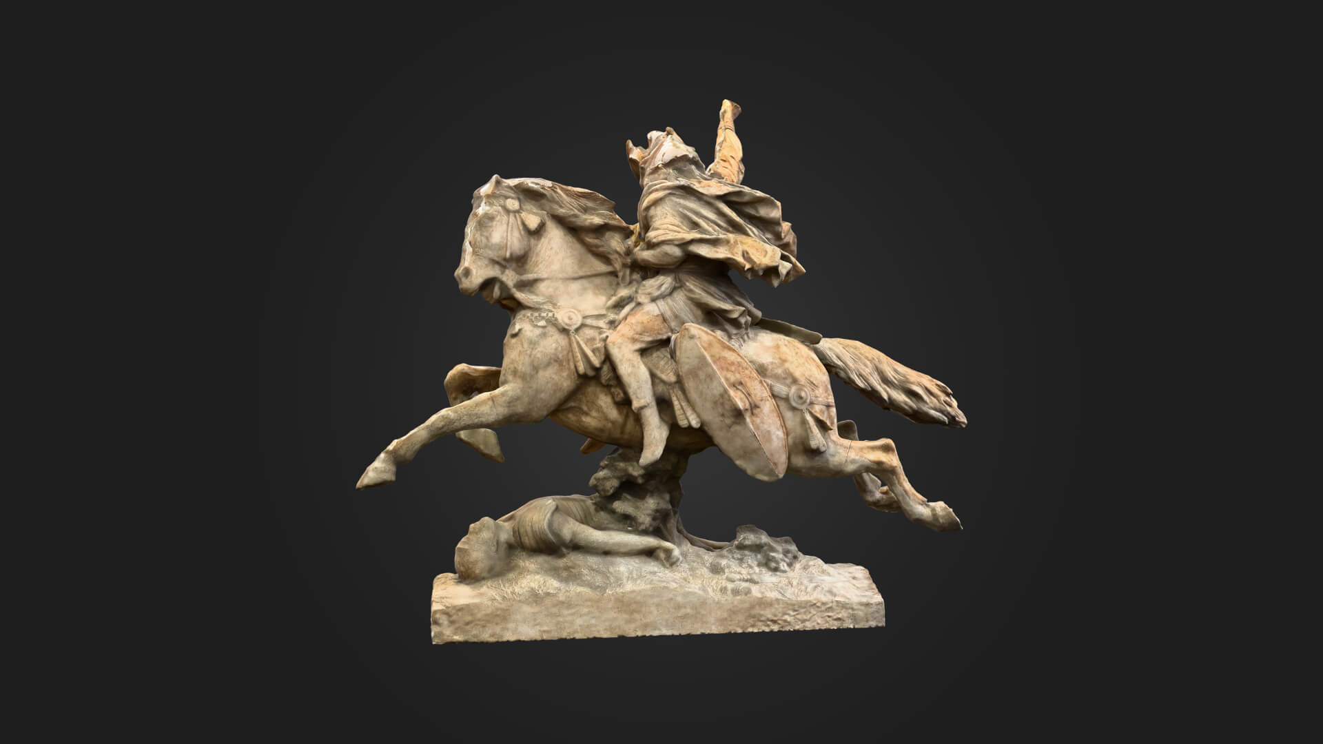 Equestrian Statue of Vercingetorix 3D Model