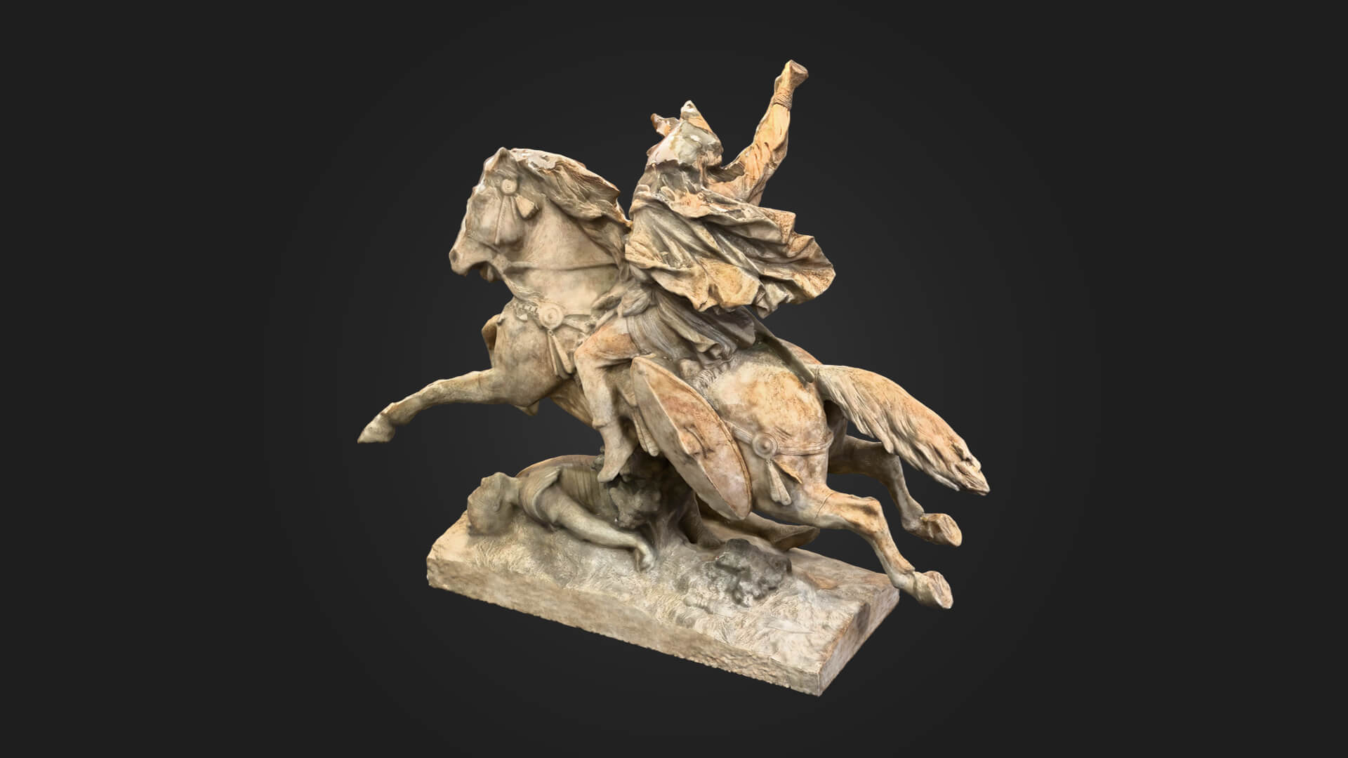 Equestrian Statue of Vercingetorix 3D Model