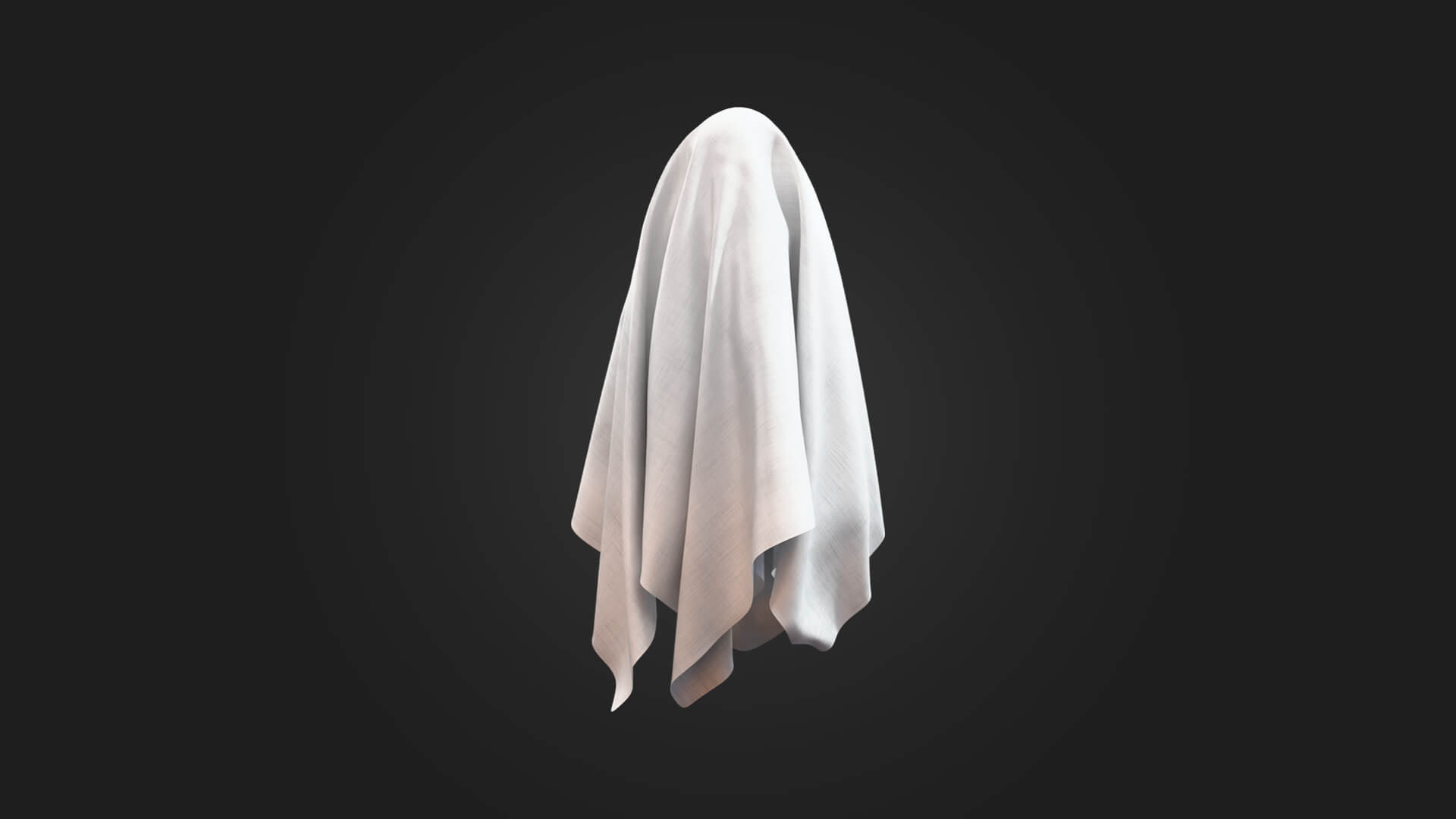 Halloween Ghost 3D Model - Halloween and Horror Game Asset 3D Model