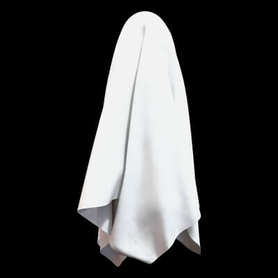 Halloween Ghost 3D Model - Halloween and Horror Game Asset