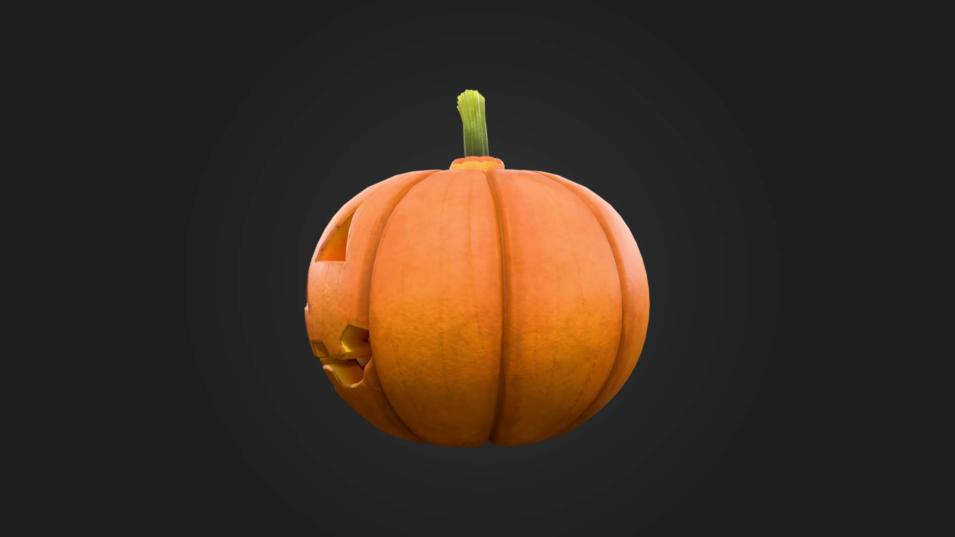 Halloween Pumpkin 3D Model Halloween and Horror Game Asset 3D Model
