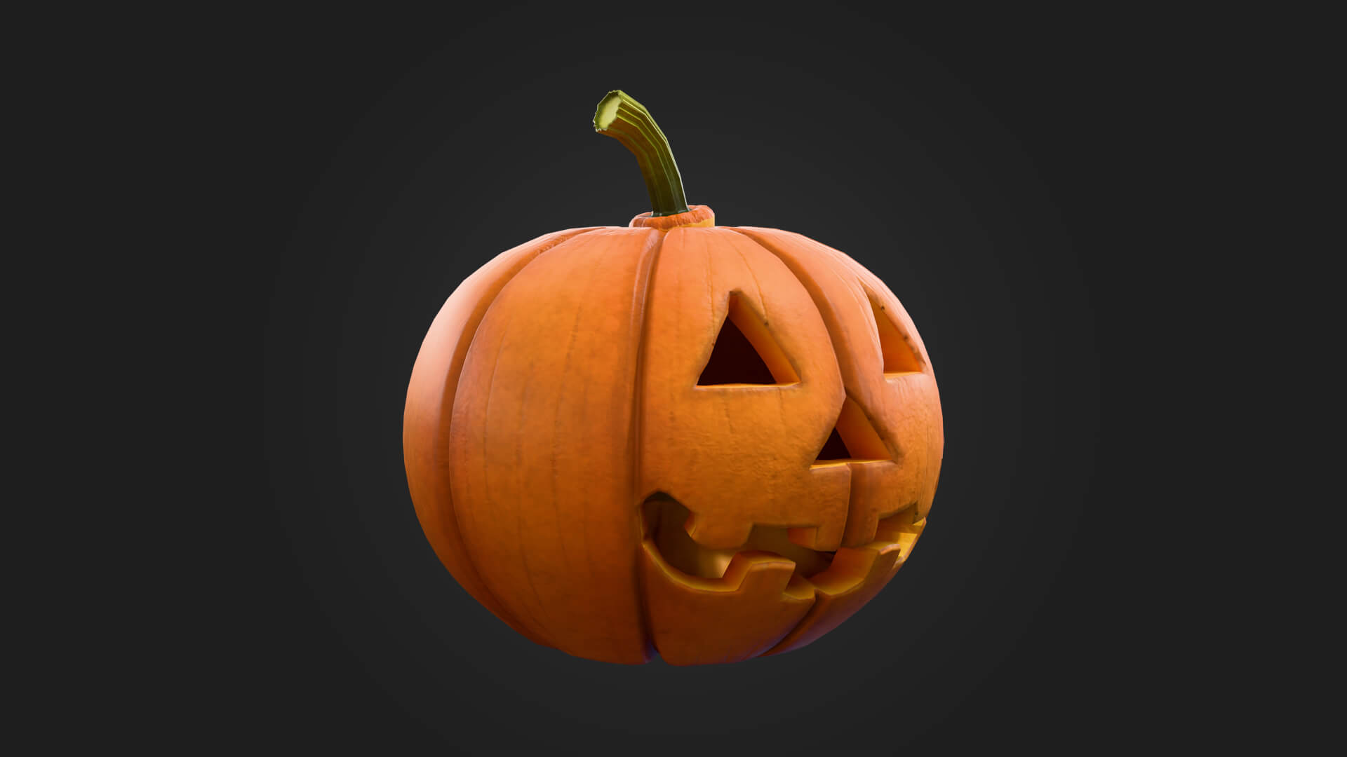 Halloween Pumpkin 3D Model Halloween and Horror Game Asset 3D Model