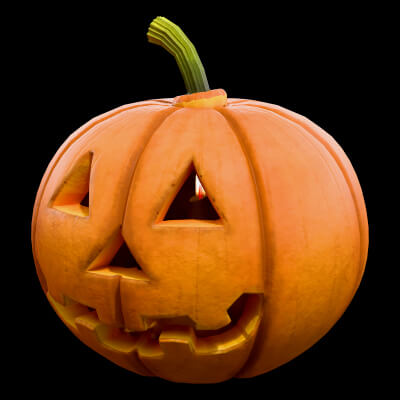 Halloween Pumpkin 3D Model Halloween and Horror Game Asset