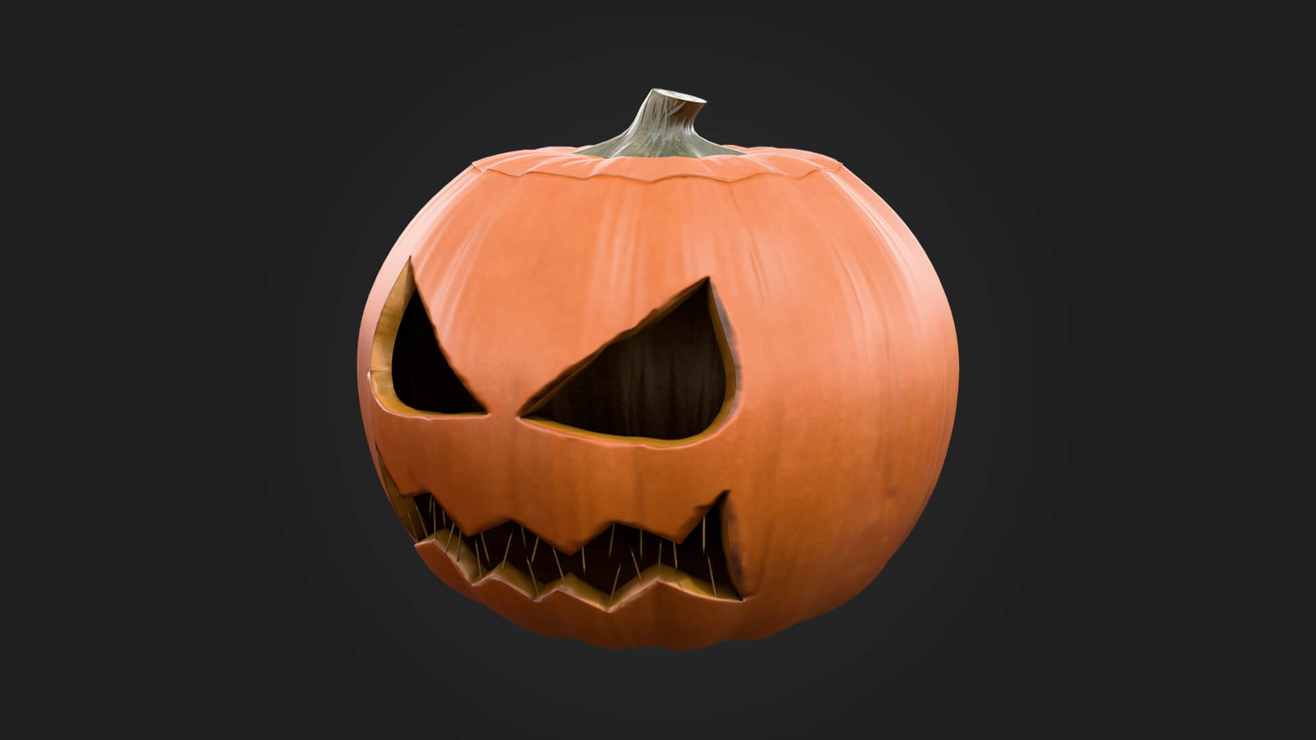 Jack o Lantern 3D Model - Halloween & Horror Game Asset 3D Model