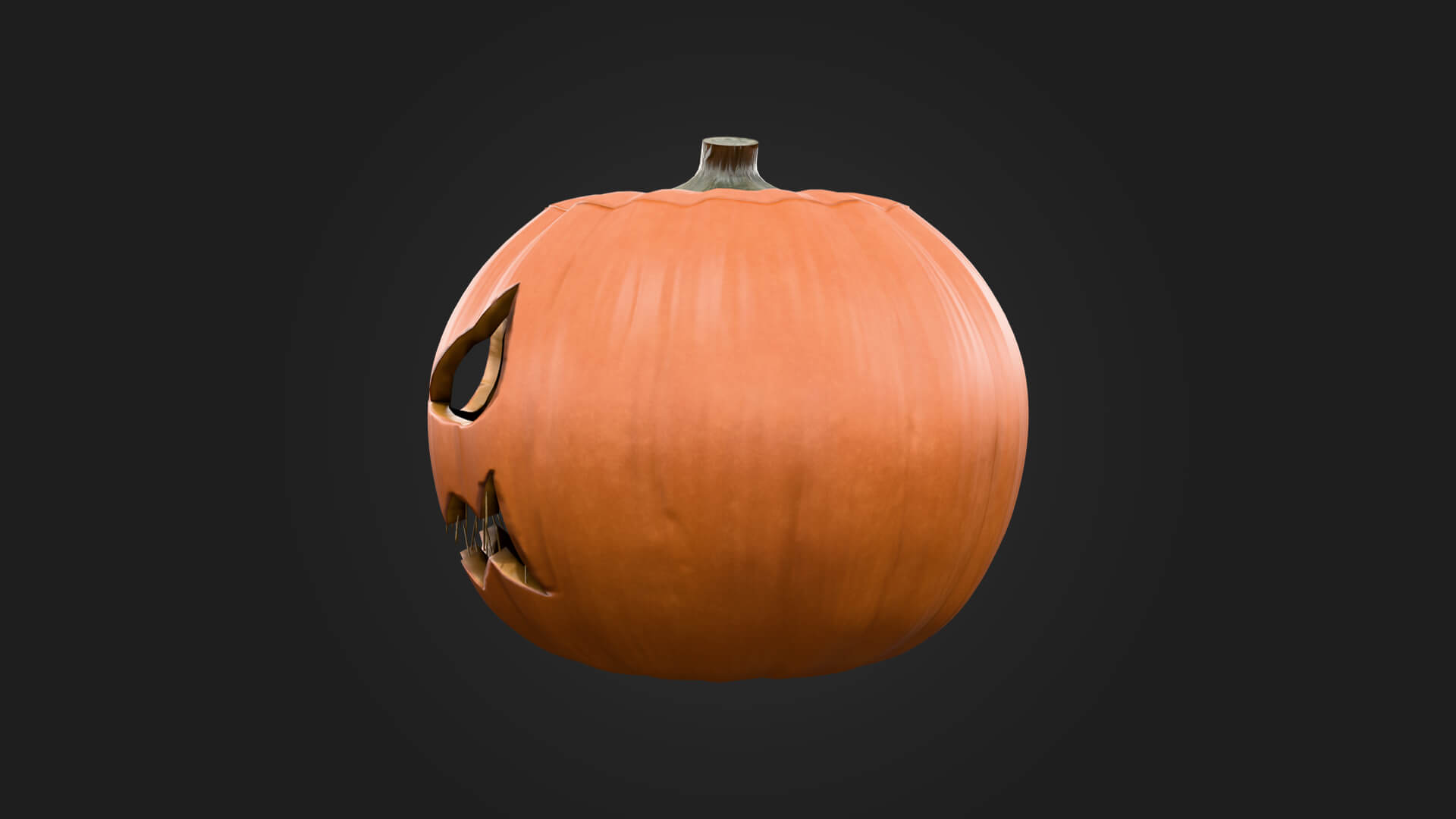Jack o Lantern 3D Model - Halloween &amp Horror Game Asset 3D Model
