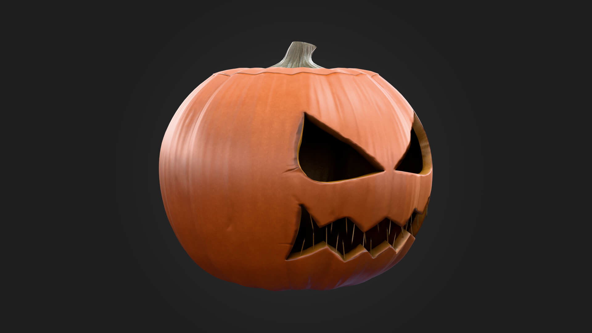 Jack o Lantern 3D Model - Halloween & Horror Game Asset 3D Model
