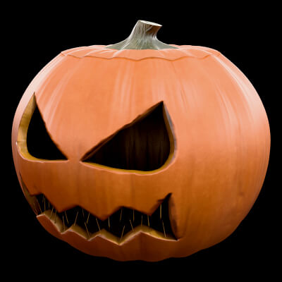 Jack o' Lantern 3D Model - Halloween & Horror Game Asset