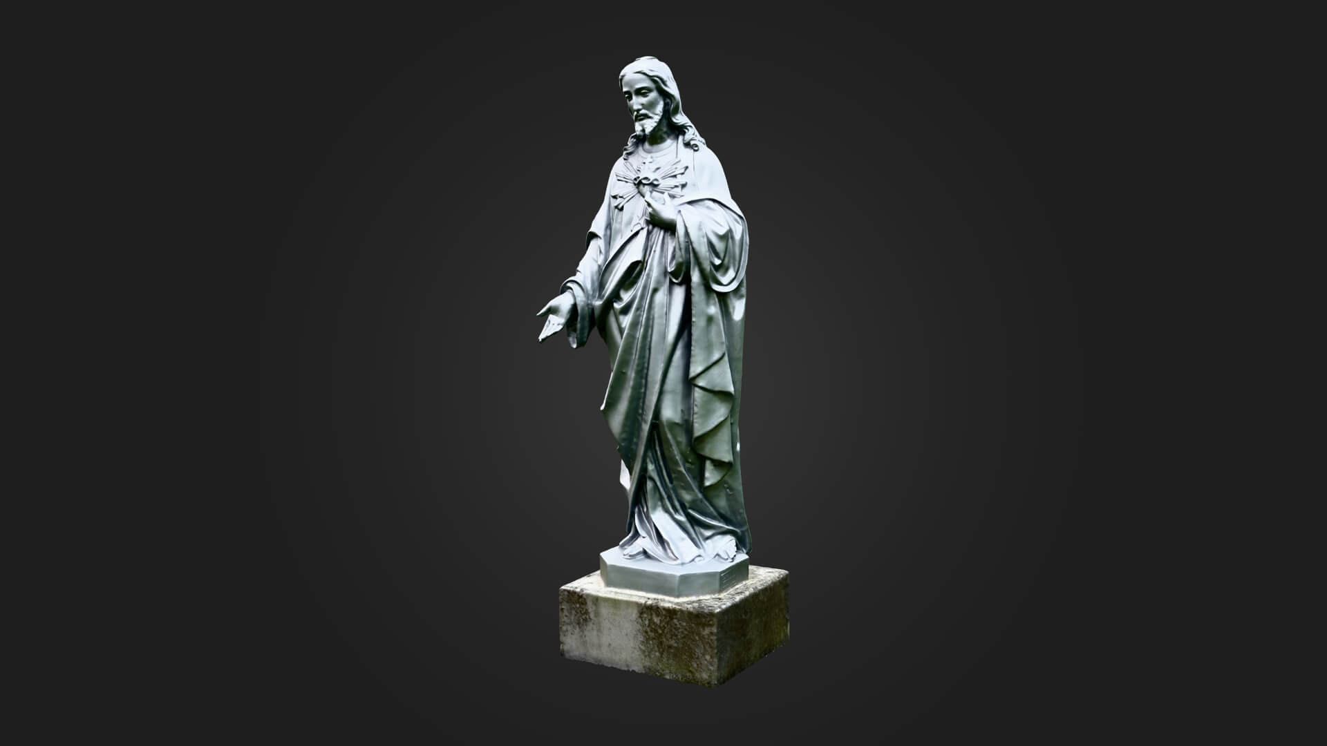 Jesus Christ Statue 3D Model