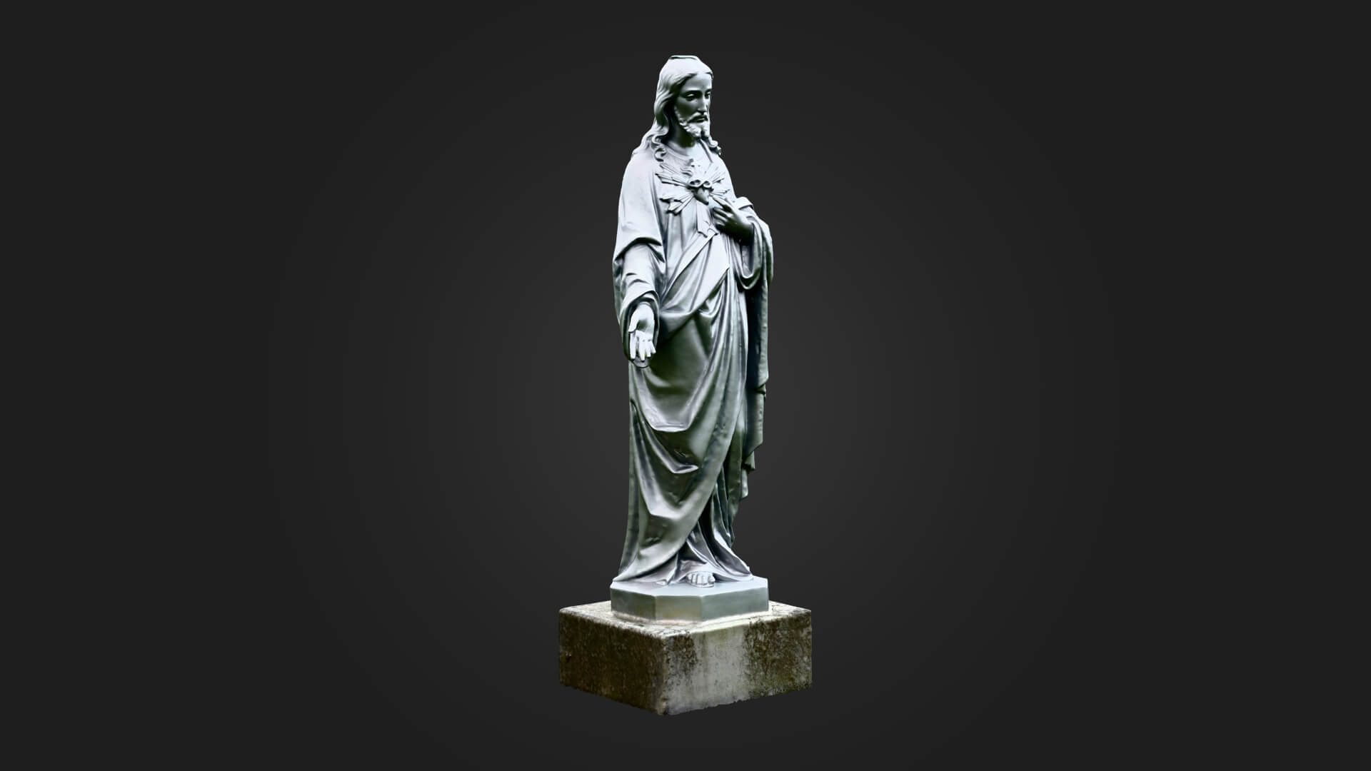 Jesus Christ Statue 3D Model