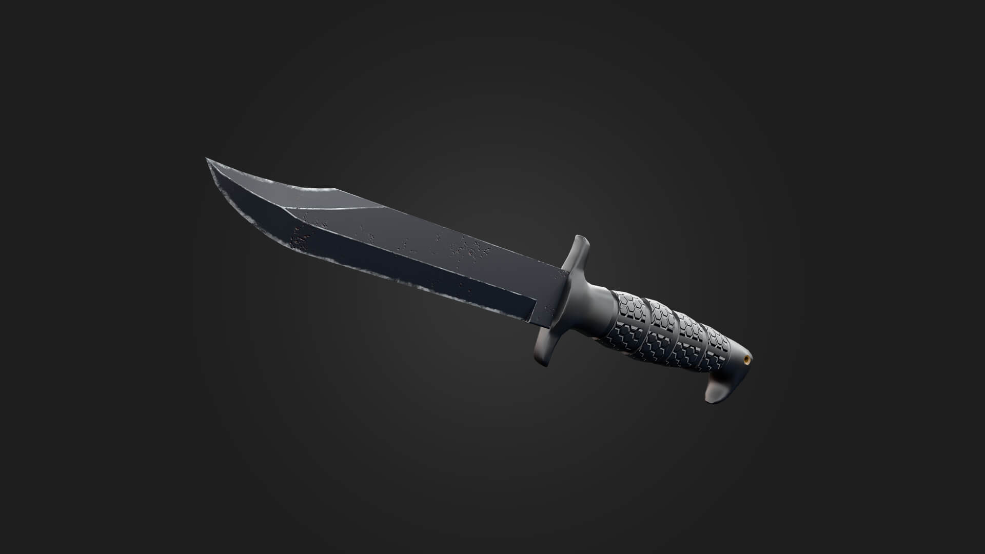 Military Tactical Combat Knife 3D Model Game Asset 3D Model