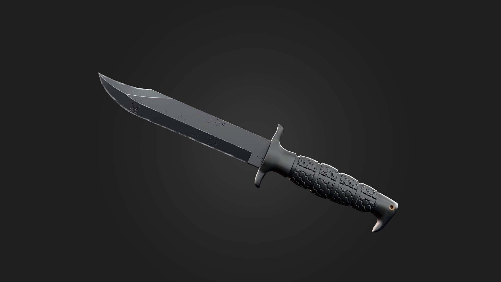 Military Tactical Combat Knife 3D Model Game Asset 3D Model