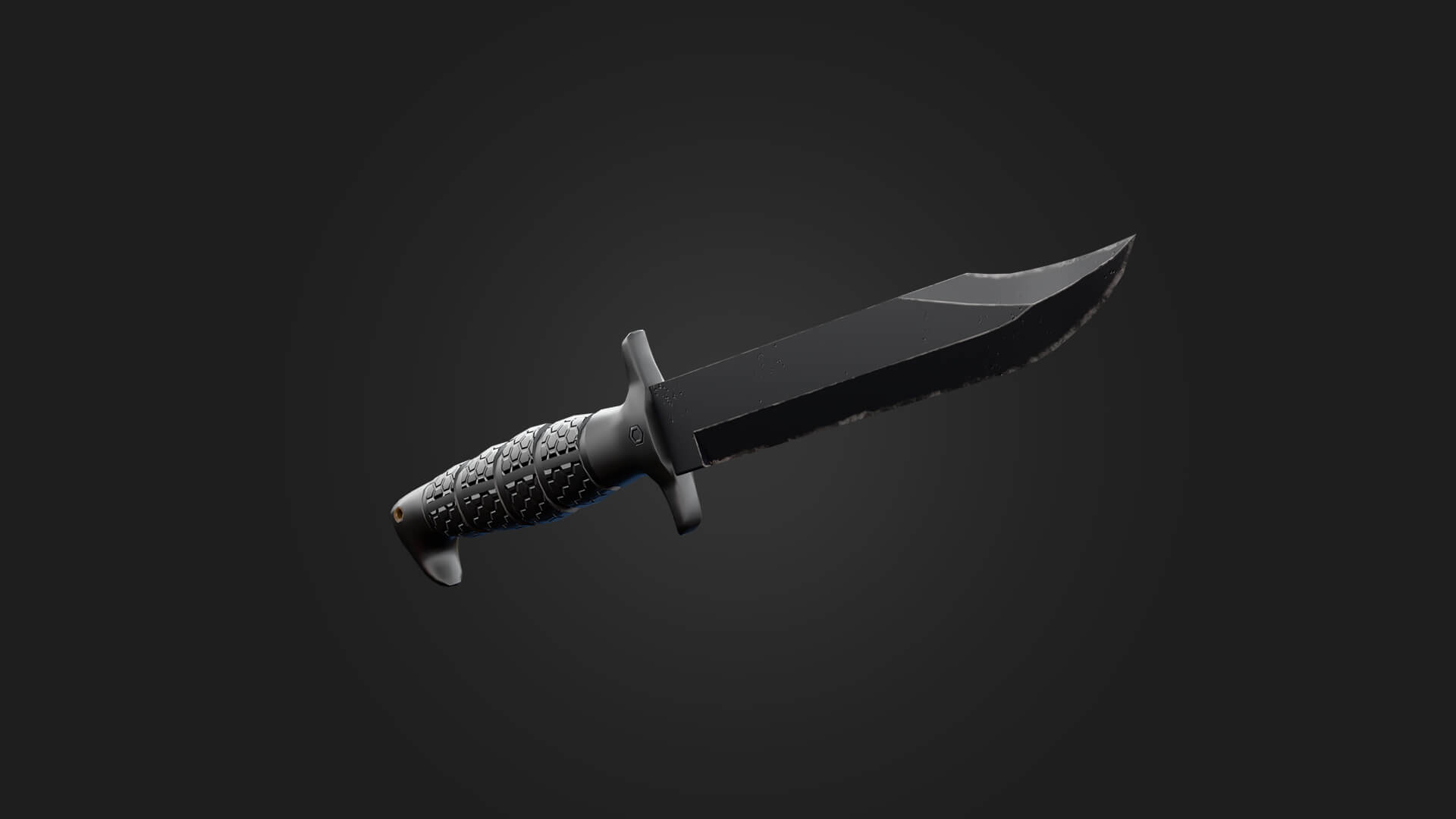 Military Tactical Combat Knife 3D Model Game Asset 3D Model
