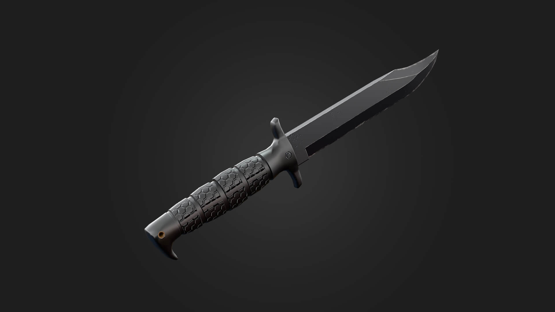 Military Tactical Combat Knife 3D Model Game Asset 3D Model
