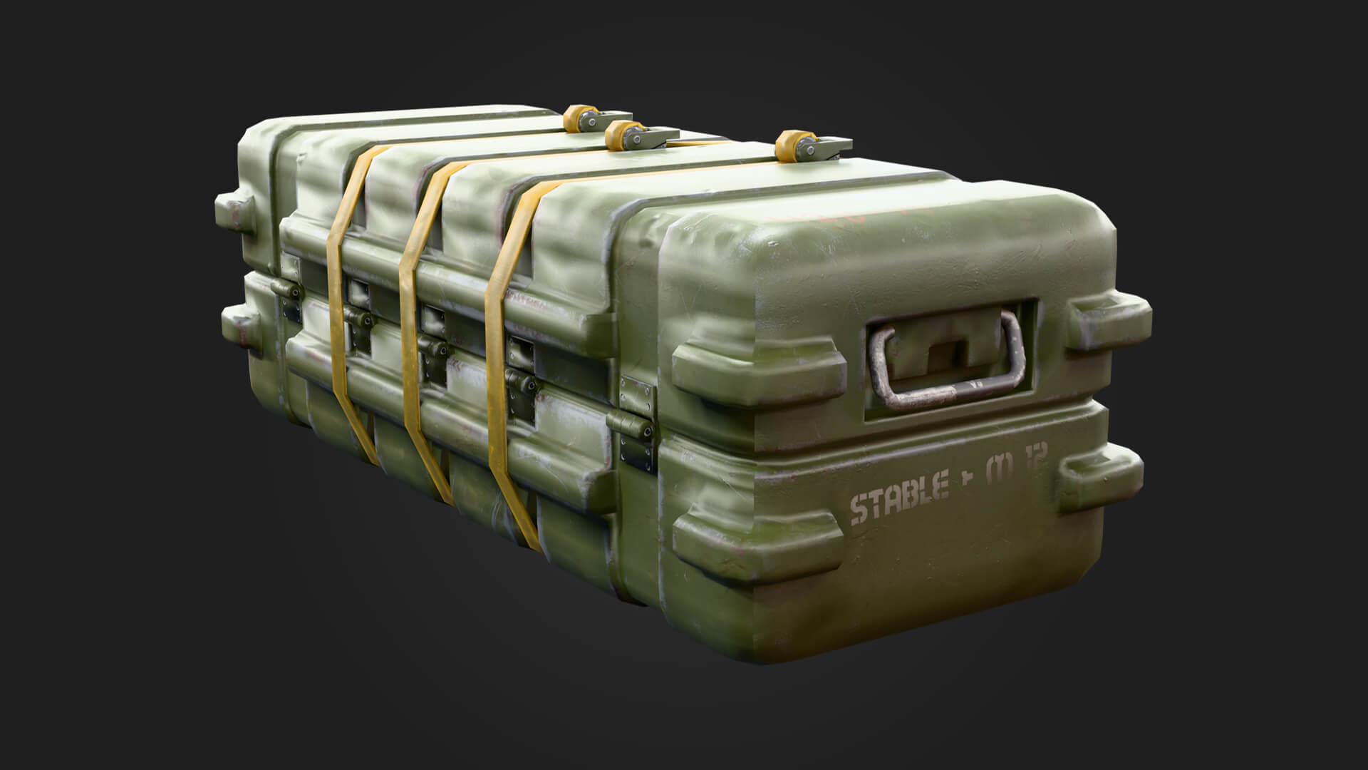 Military Weapons Container Military 3D Model Game Ready Prop 3D Model