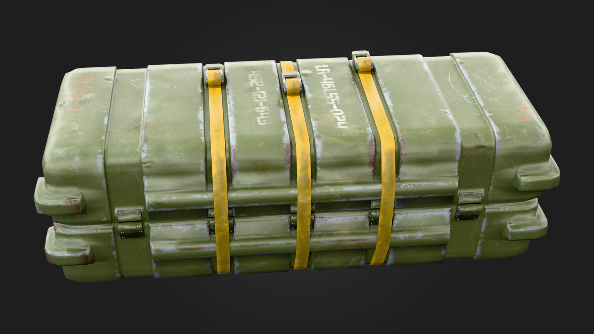 Military Weapons Container Military 3D Model Game Ready Prop 3D Model
