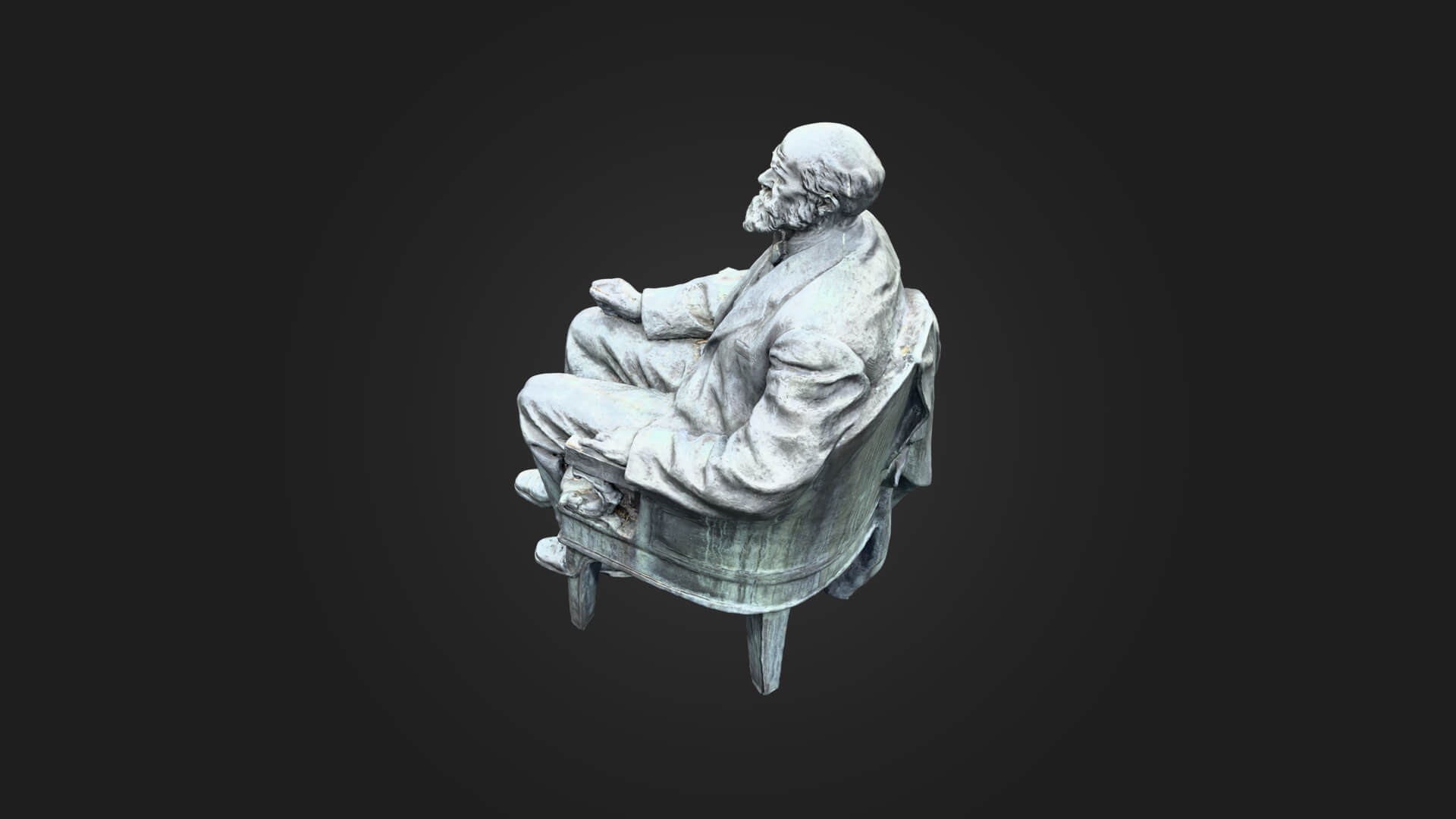 Pavlov Monument 3D Model - Sculpture Monument & Game As 3D Model