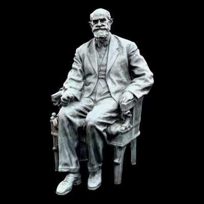 Pavlov Monument 3D Model - Sculpture Monument &amp Game As 3D Model