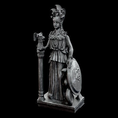 Statue of Athena 3D Model - Sculpture Monument & Game As