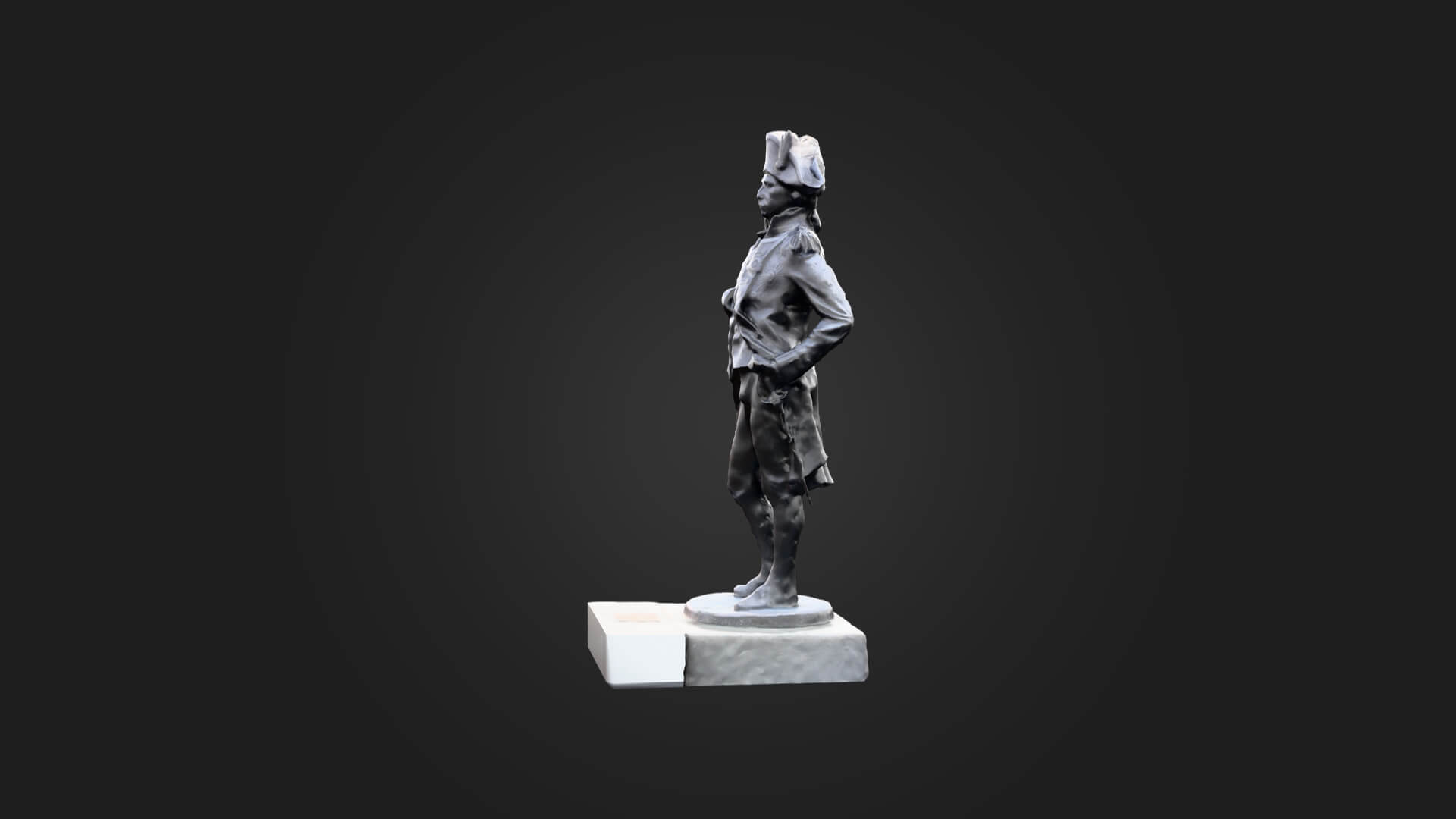Statue of Nelson 3D Model - Sculpture Monument & Game A 3D Model