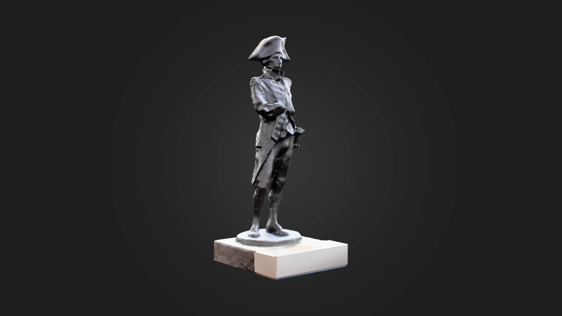 Statue of Nelson 3D Model - Sculpture Monument & Game A 3D Model