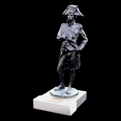 Statue of Nelson 3D Model - Sculpture Monument &amp Game A 3D Model