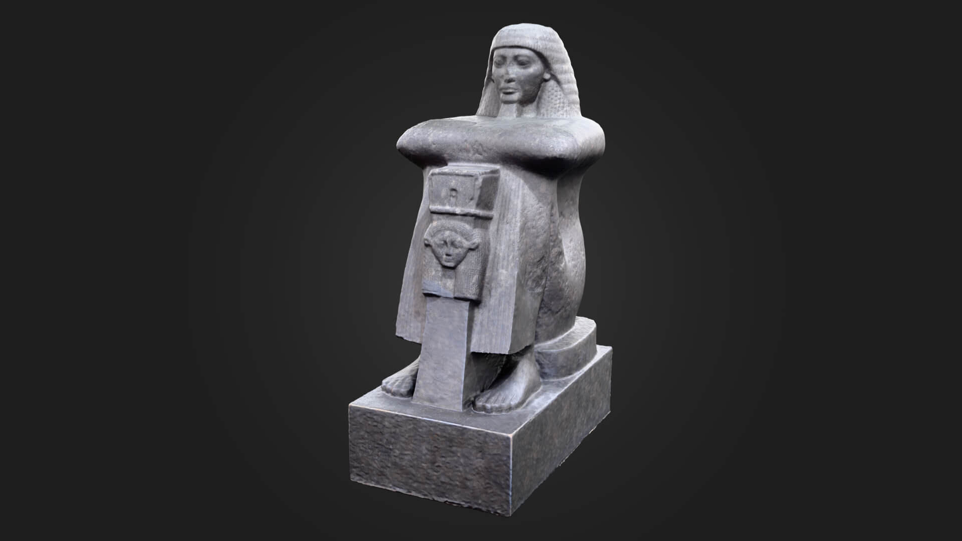 Statue of Roy 3D Model - Sculpture Monument and Game Asset 3D Model