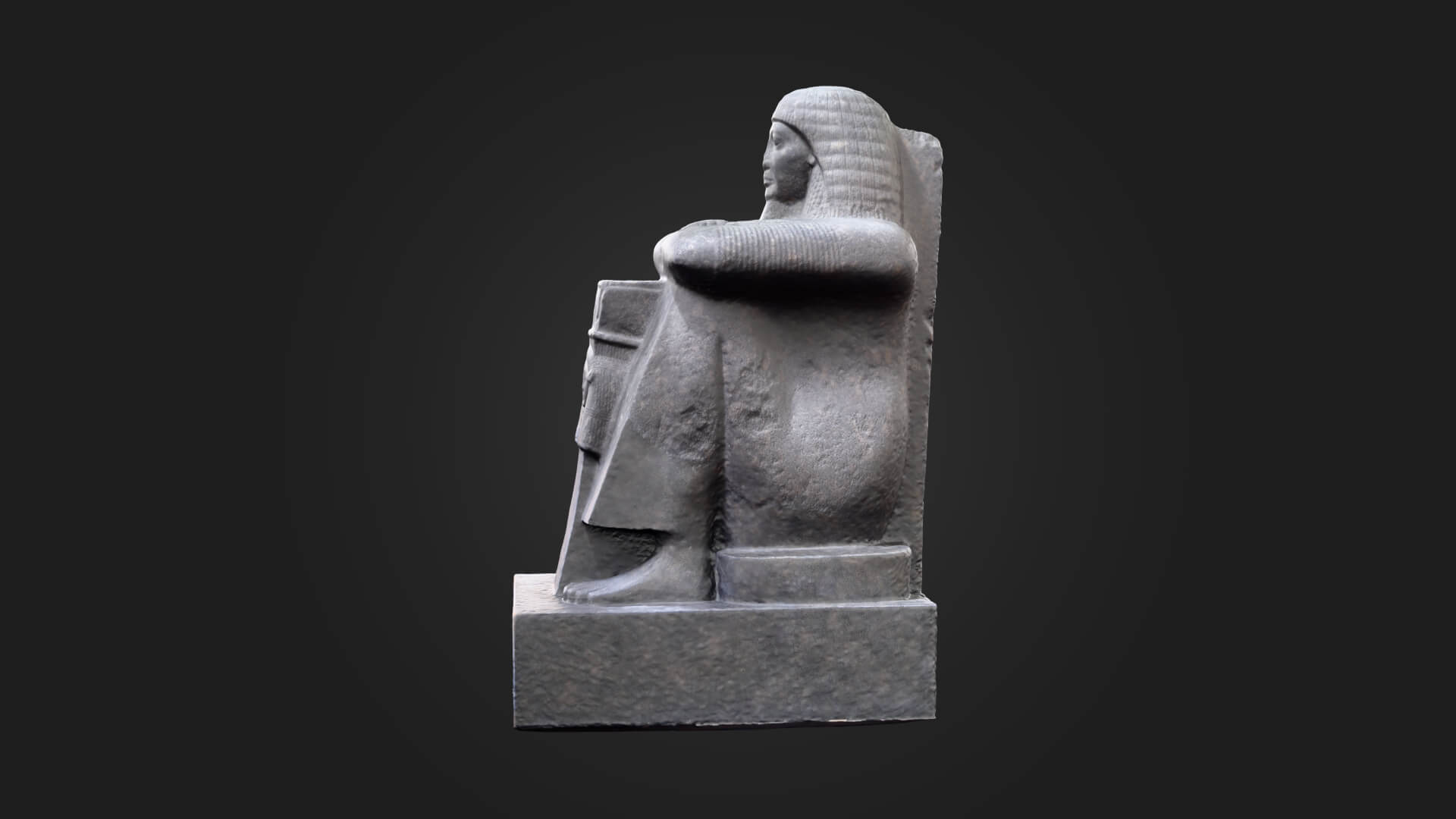 Statue of Roy 3D Model - Sculpture Monument and Game Asset 3D Model