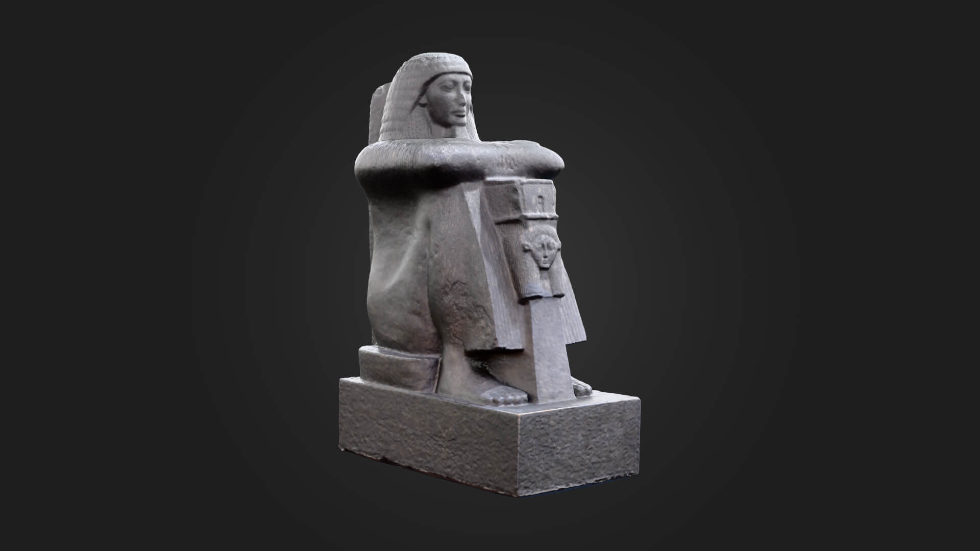 Statue of Roy 3D Model - Sculpture Monument and Game Asset 3D Model