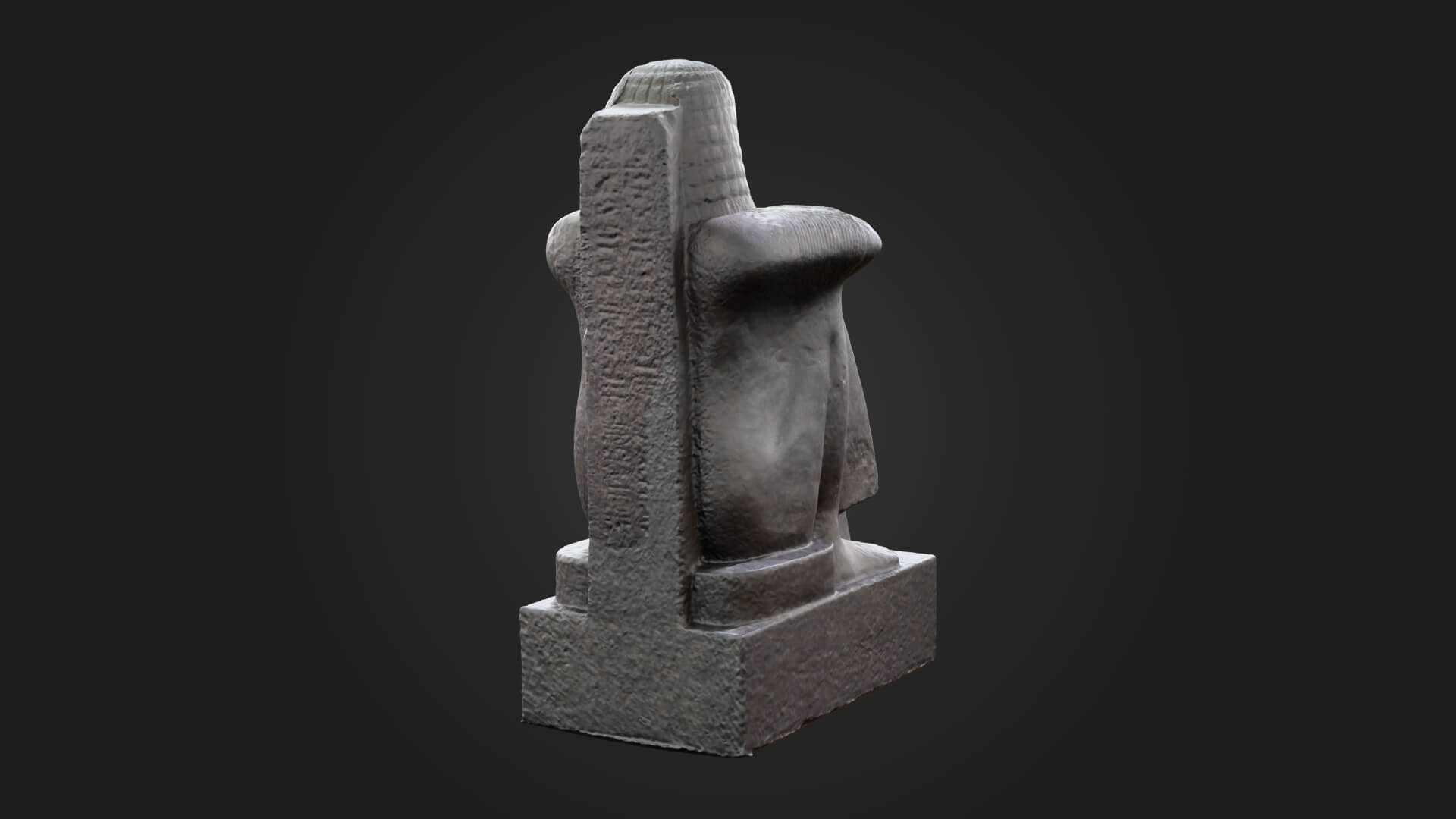 Statue of Roy 3D Model - Sculpture Monument and Game Asset 3D Model