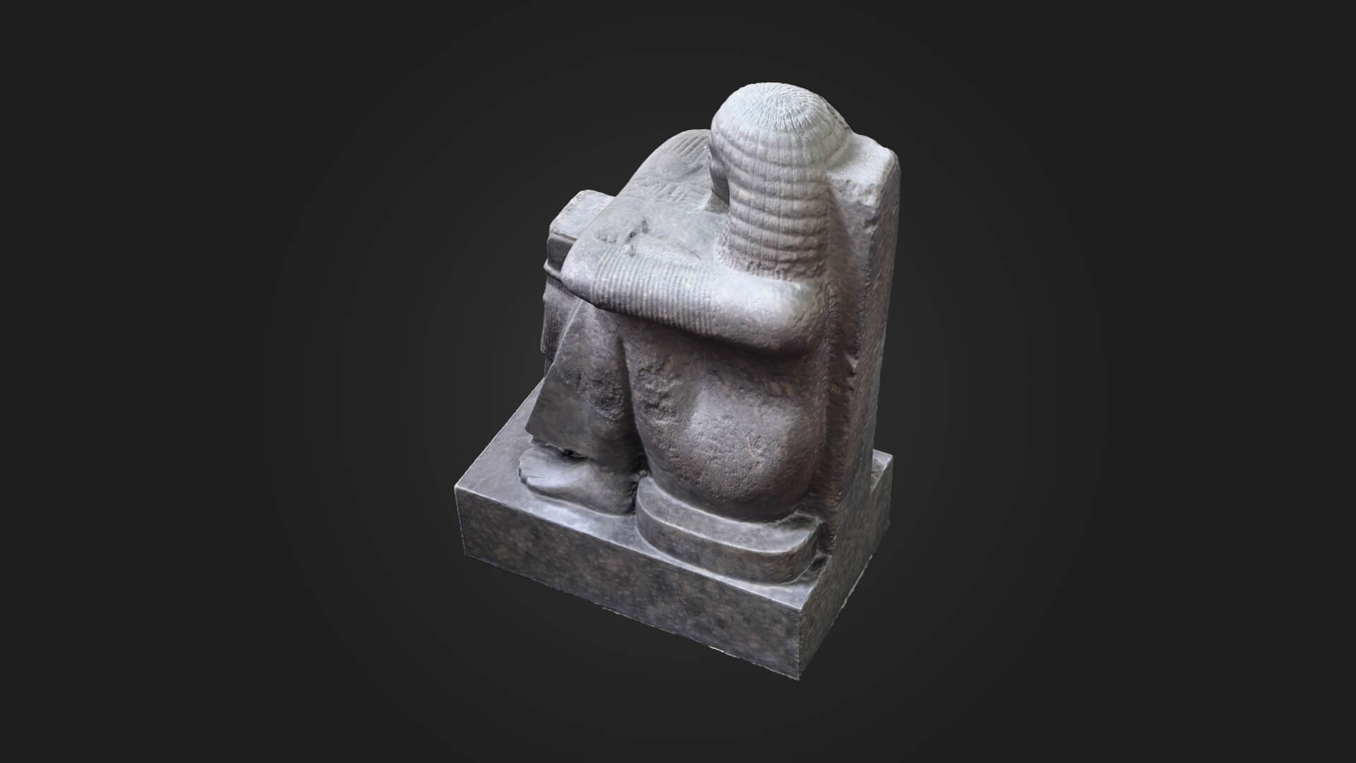 Statue of Roy 3D Model - Sculpture Monument and Game Asset 3D Model