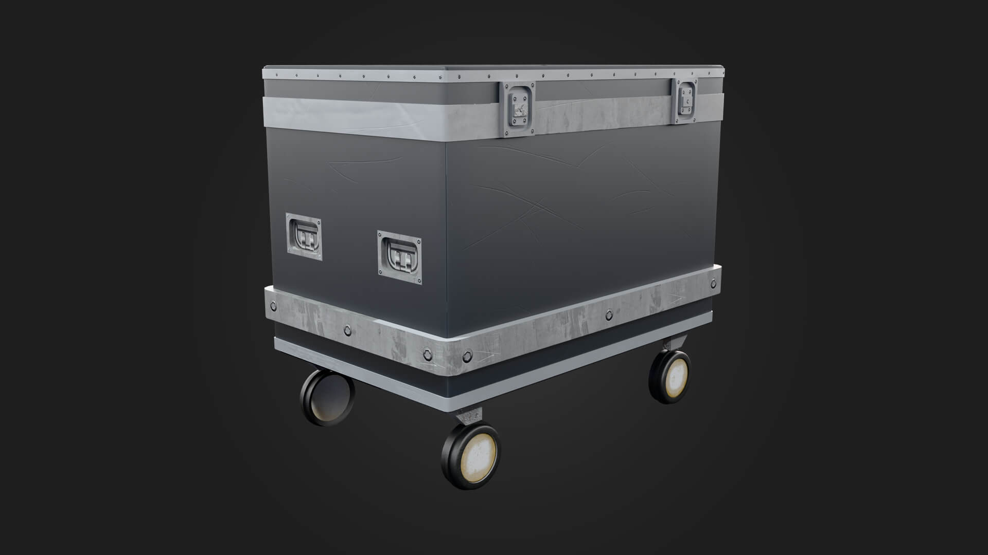 Transport Case 3D Model Game Ready Prop 3D Model