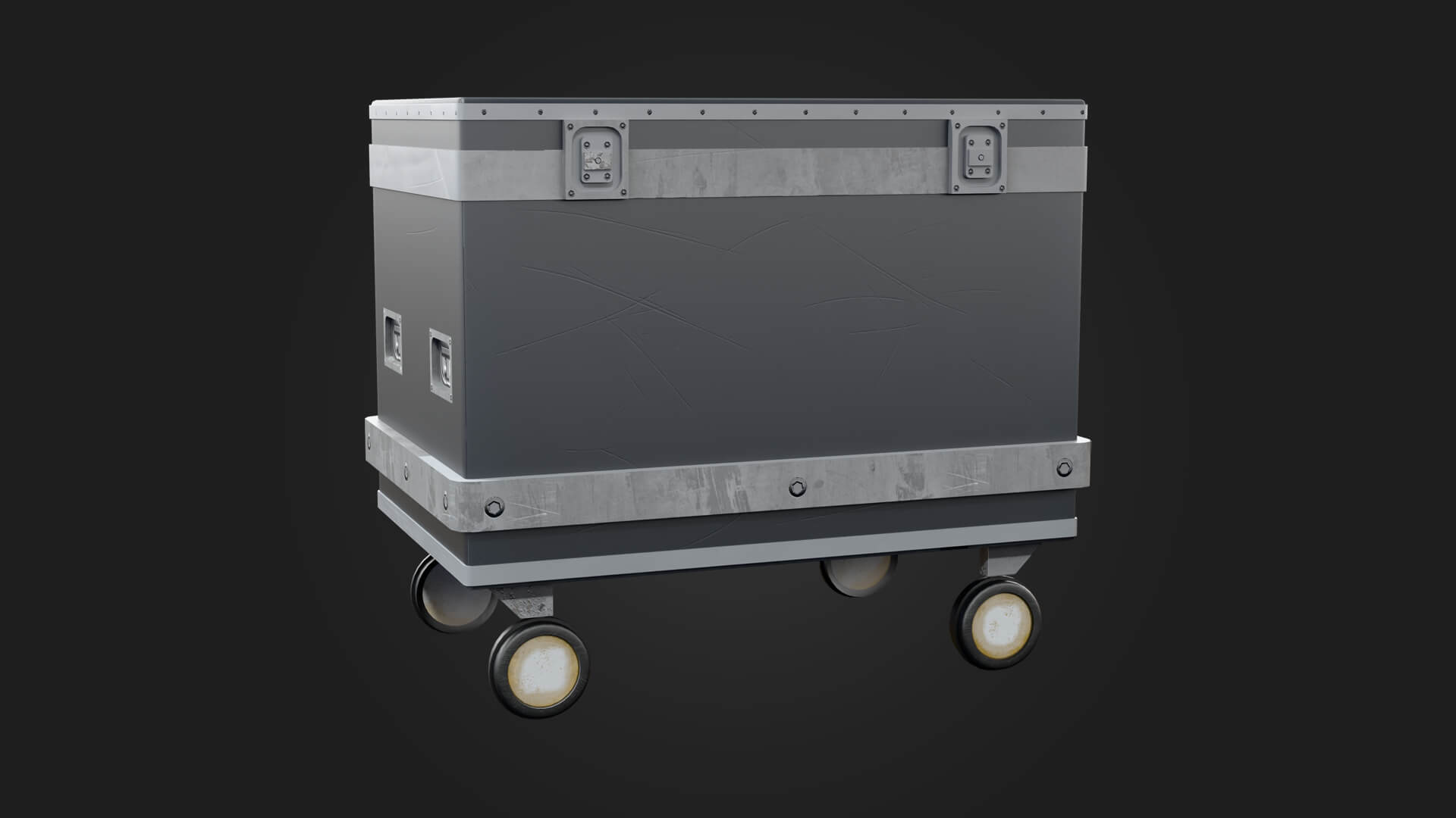 Transport Case 3D Model Game Ready Prop 3D Model