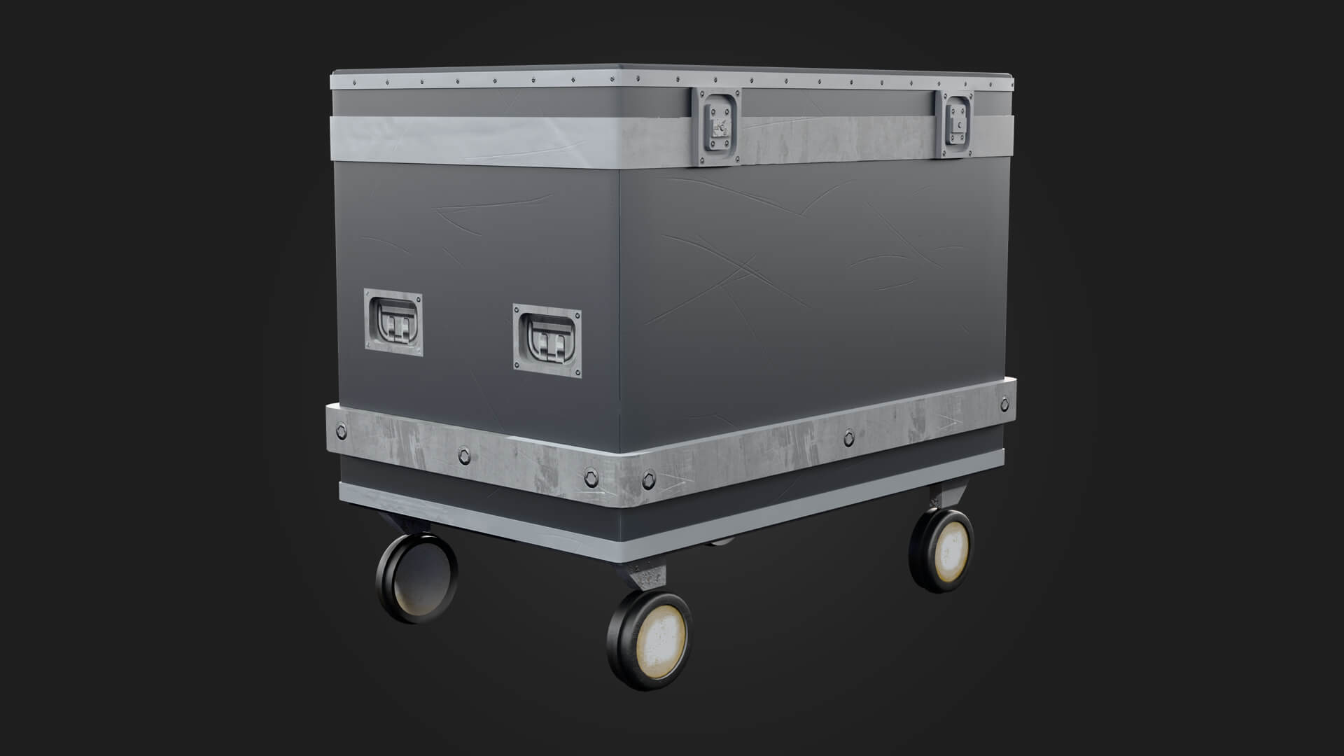 Transport Case 3D Model Game Ready Prop 3D Model