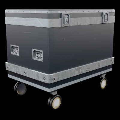 Transport Case 3D Model Game Ready Prop