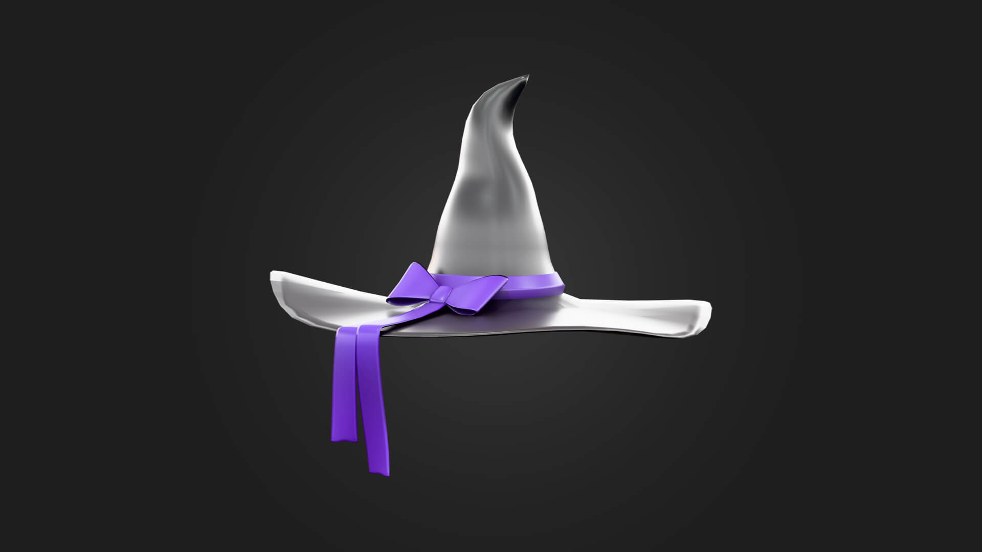 Witch Hat 3D Model - Halloween & Horror Game Asset 3D Model