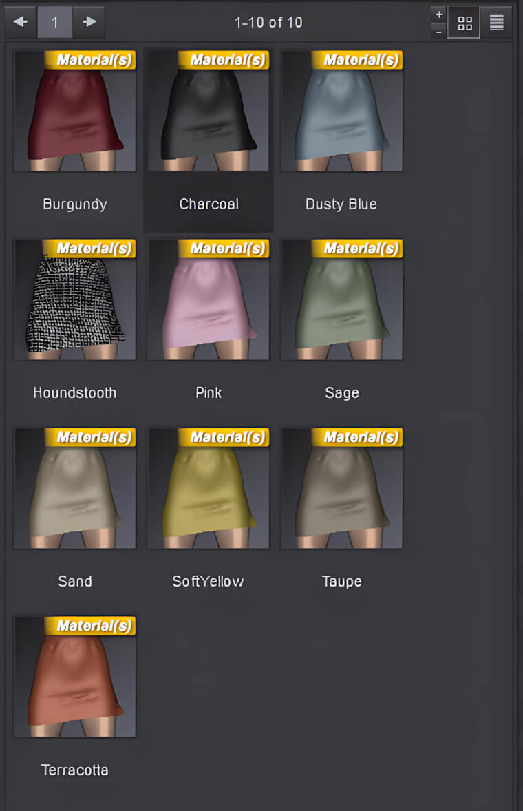 City Casual Mini Skirt for Genesis 8 Female Daz Content