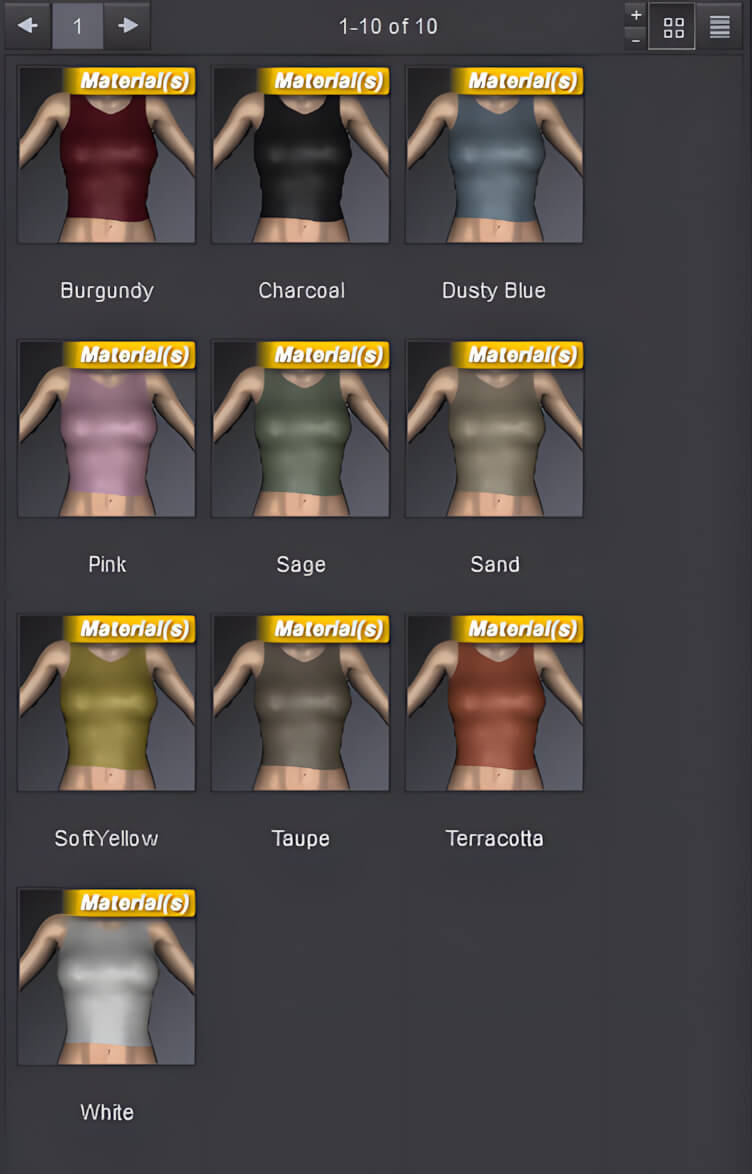 City Casual Tank Top for Genesis 8 Female Daz Content