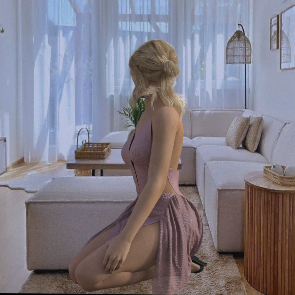 Falling Drapes Dress for Genesis 8 Female Daz Content