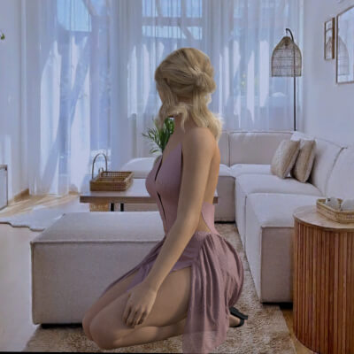 Falling Drapes Dress for Genesis 8 Female