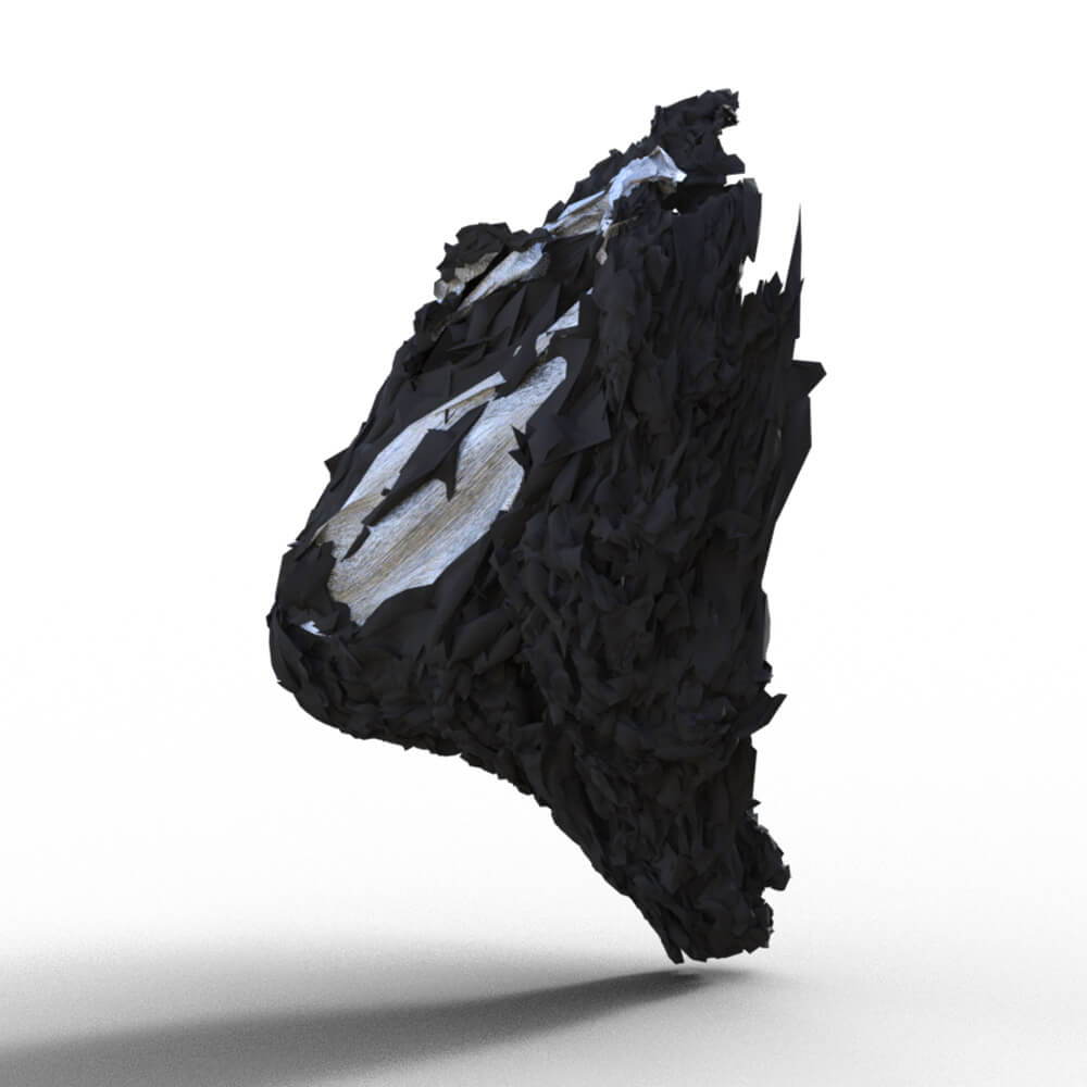 Warped Asteroid Fragment Daz Content
