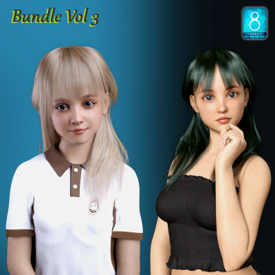 BUNDLE Vol 3 Simona and Mihari for Genesis 8 Female