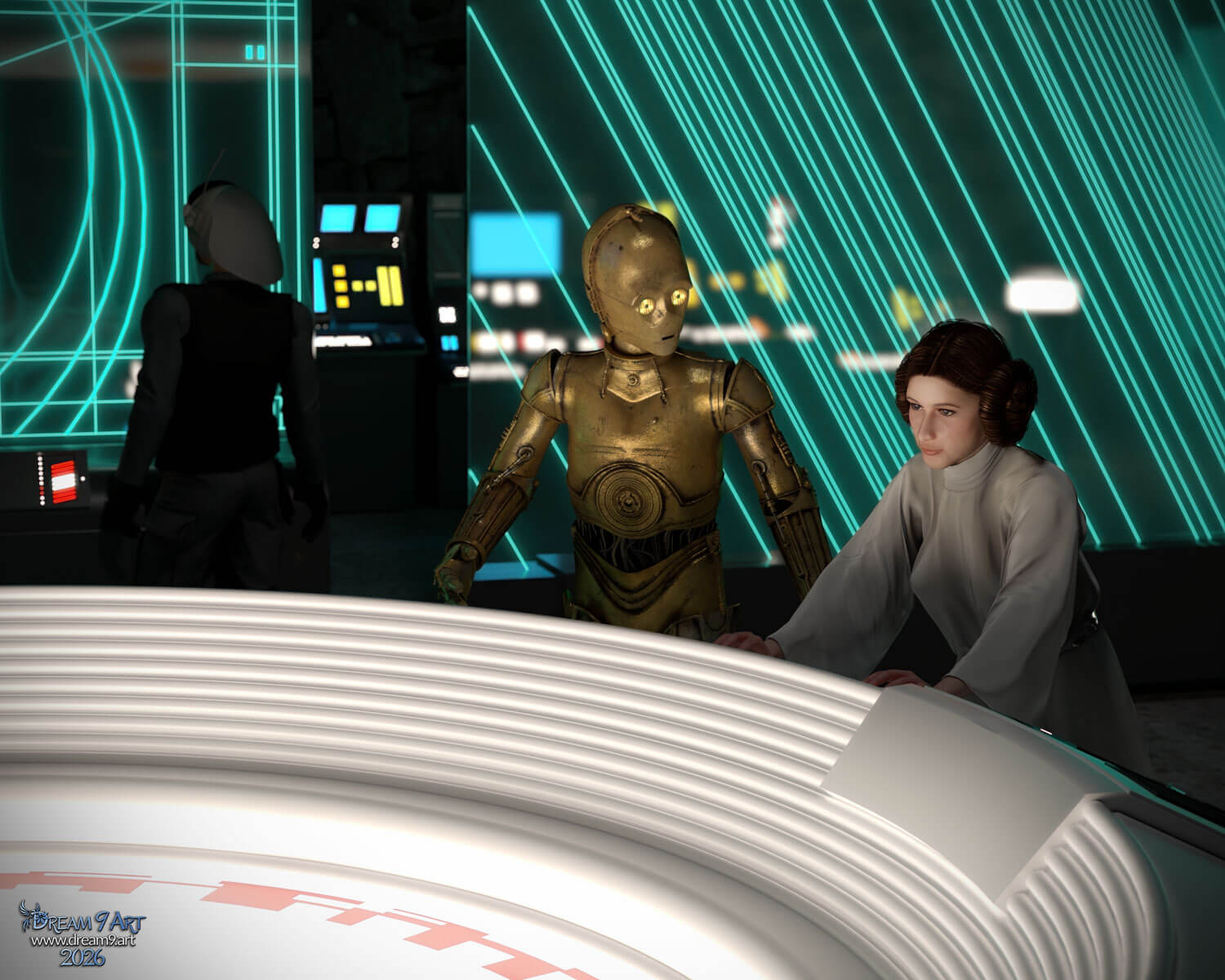 The Countdown 3D Render, Digital Artwork by dream9art
