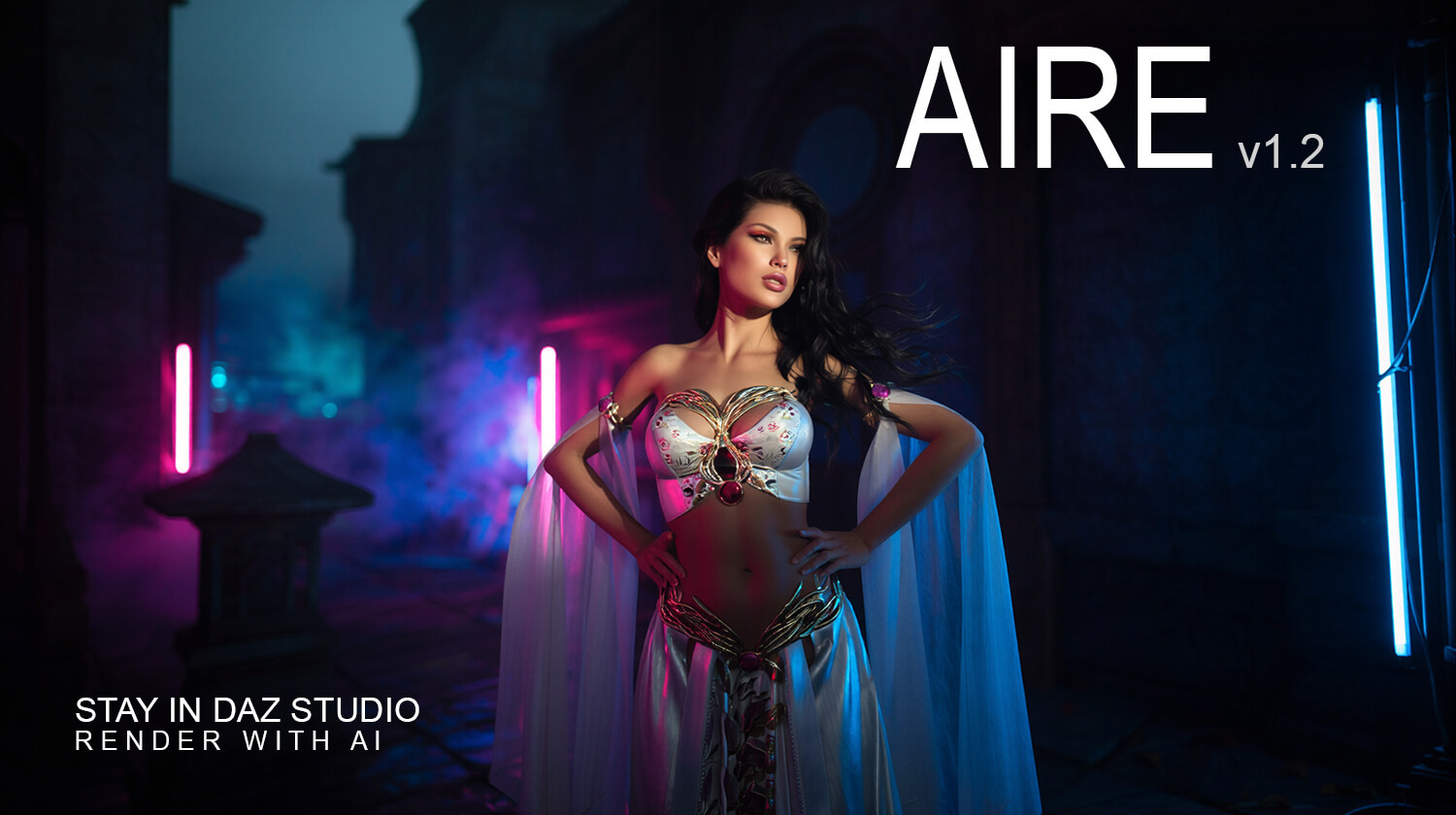 AIRE AIRE Motion Bundle - AI Rendering Animation for DAZ Daz Content