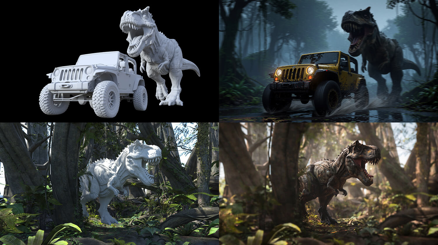 AIRE AIRE Motion Bundle - AI Rendering Animation for DAZ Daz Content