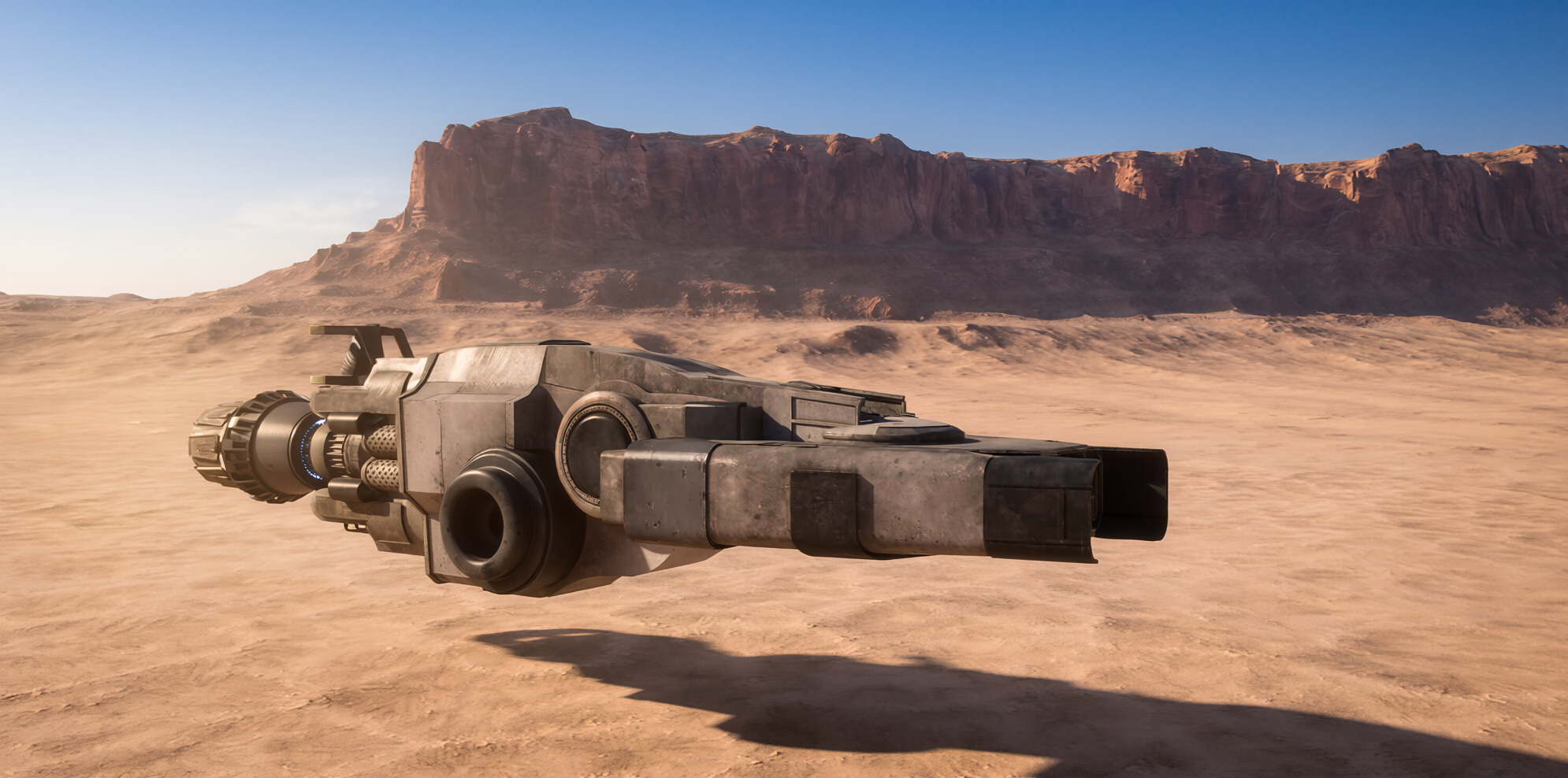 Ship Desert Crash - AIRE Motion 3D Render, Digital Artwork by Dreamlight
