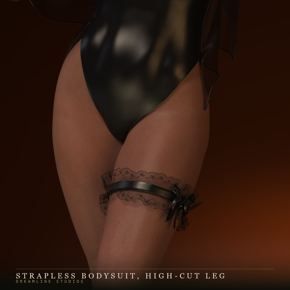 dForce Morgana Bat Costume for Genesis 8 8.1 Female and 9 Daz Content