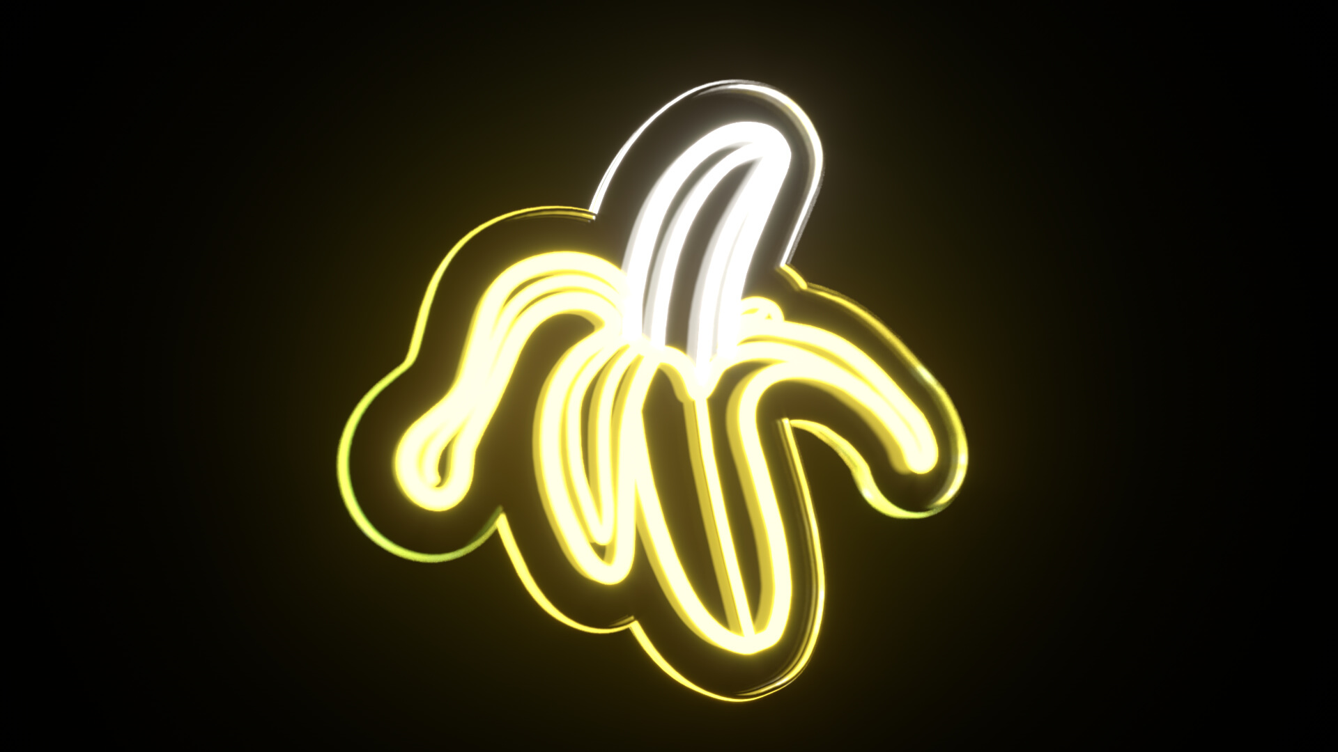 Fruit Bundle Neon Signs 3D Model