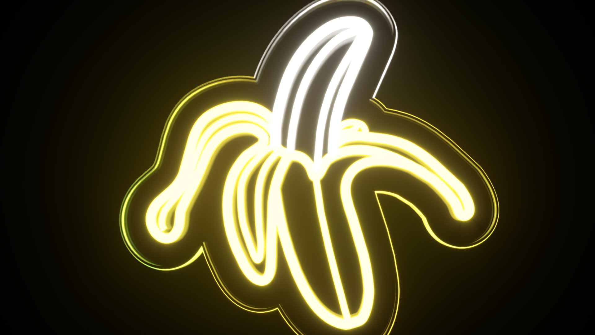 Fruit Bundle Neon Signs 3D Model