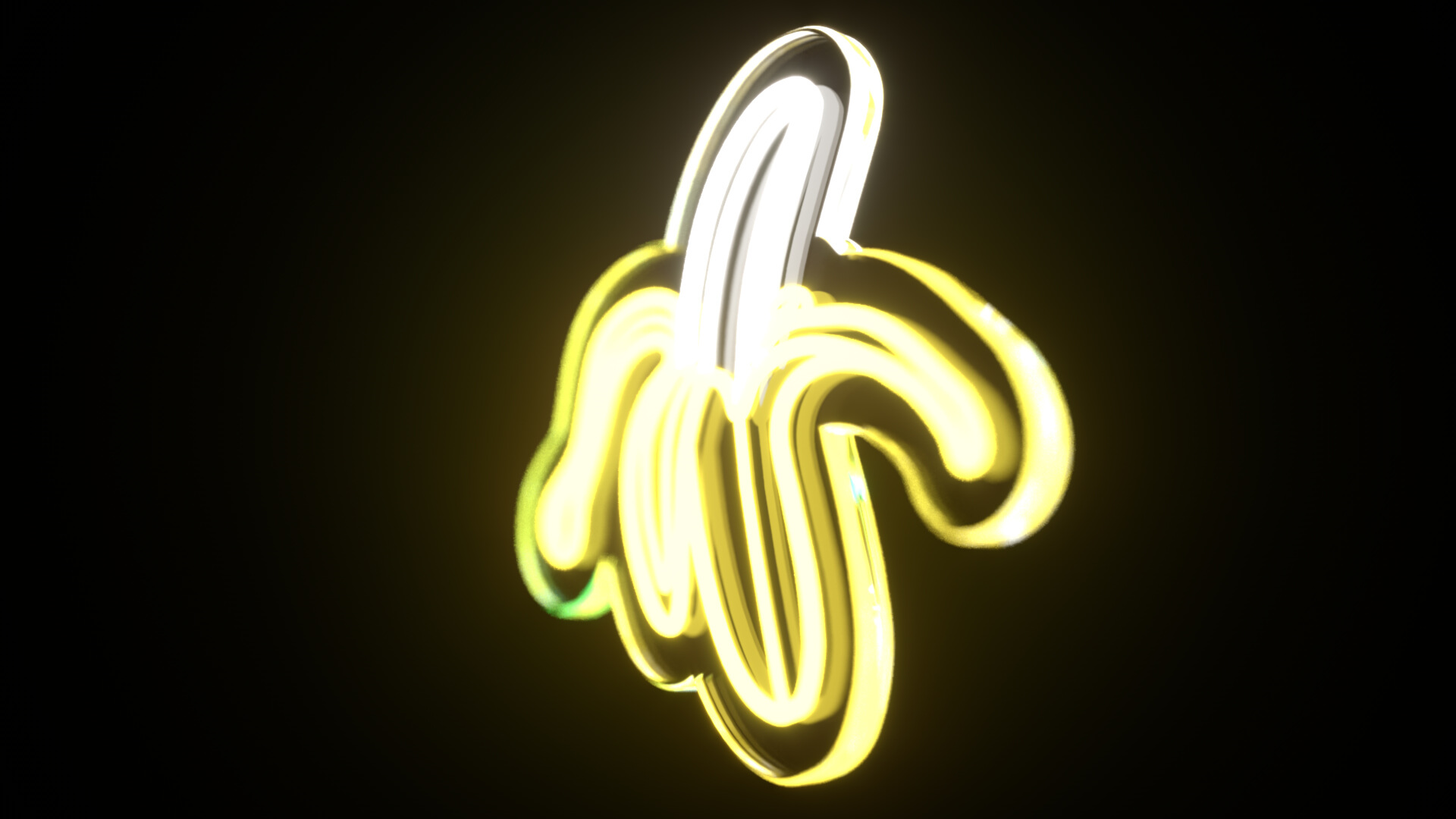 Fruit Bundle Neon Signs 3D Model