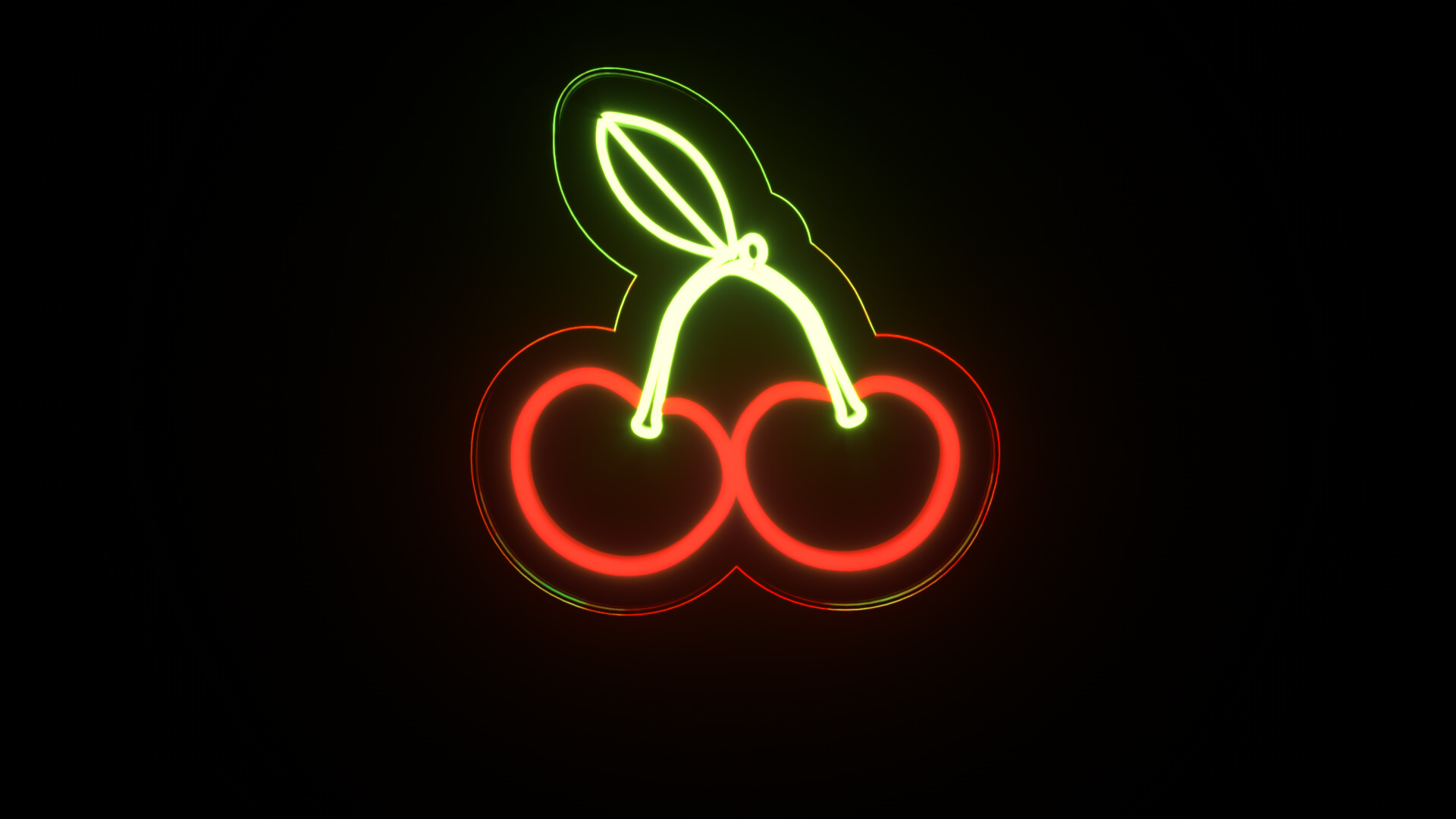 Fruit Bundle Neon Signs 3D Model